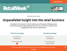 Tablet Screenshot of info.retail-week.com